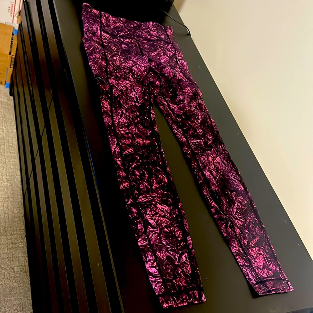 Lululemon swift speed leggings with pockets